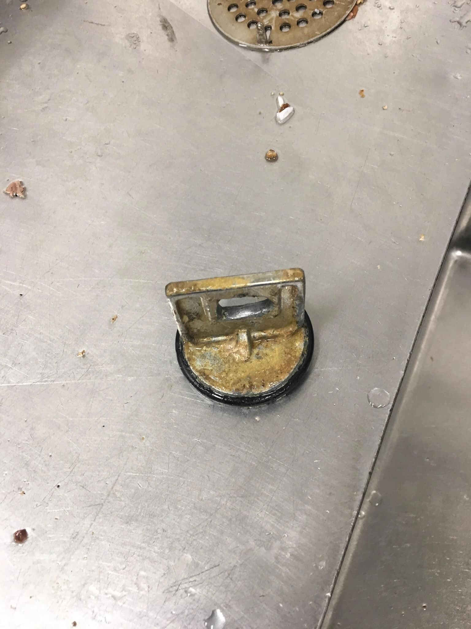 Hopkins Handyman Services — Corroded brass fixture repair