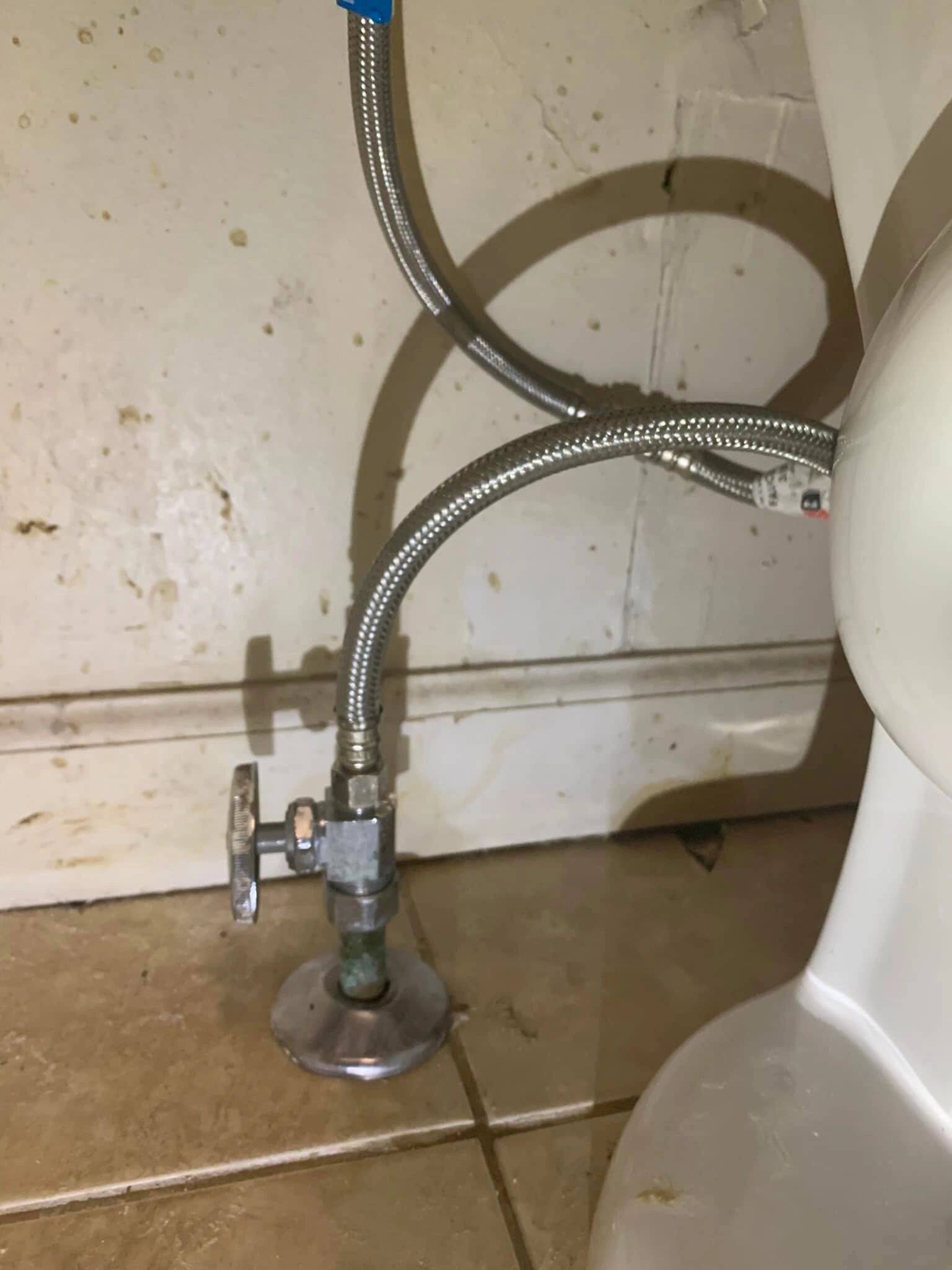 Hopkins Handyman Services — Sink plumbing with flexible hose