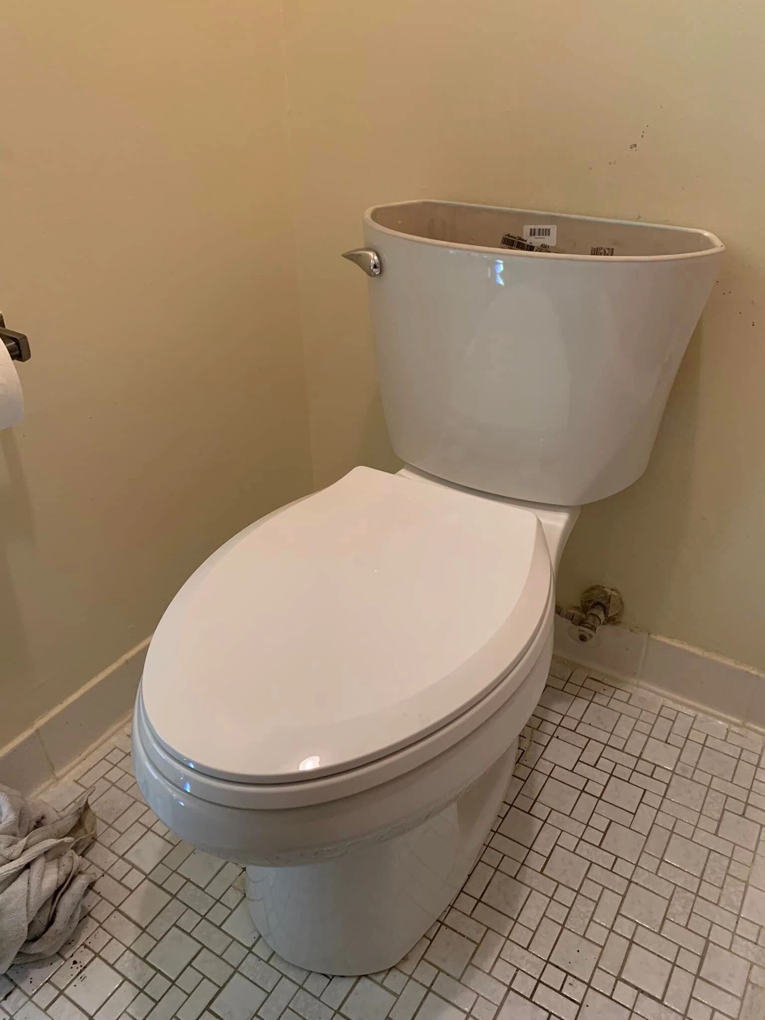 Hopkins Handyman Services — Toilet installation